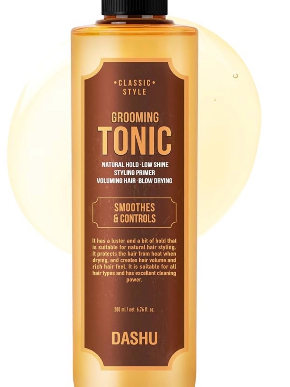 DASHU Classic Style Grooming Tonic Natural Hold Low Shine 6.76 oz